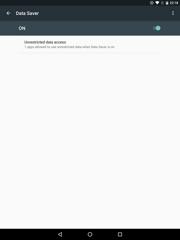 Android N_Data Saver