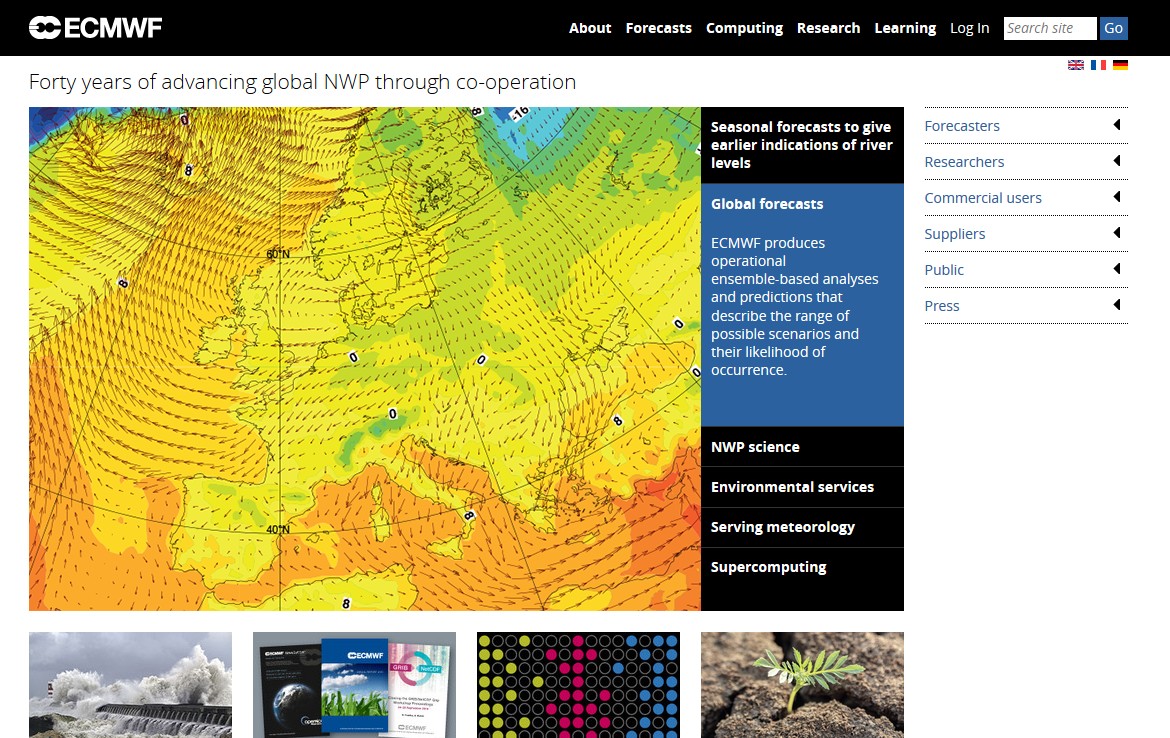 ヨーロッパ中期予報センター(ECMWF)