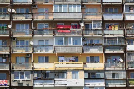 ブルガリアの集合住宅