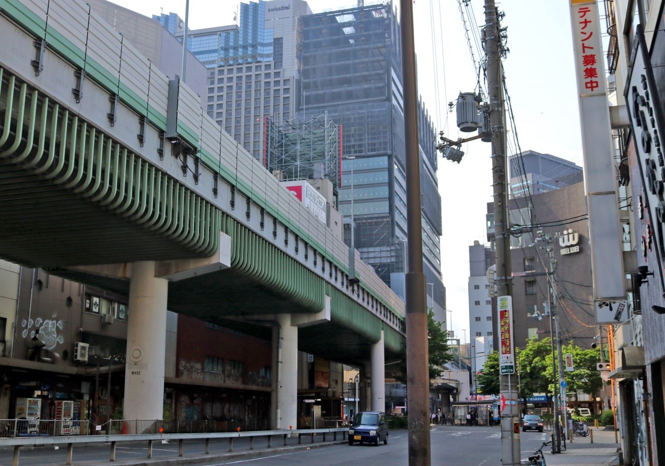 新難波駅の予定地附近