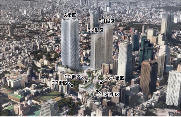 再開発完成予想パース図