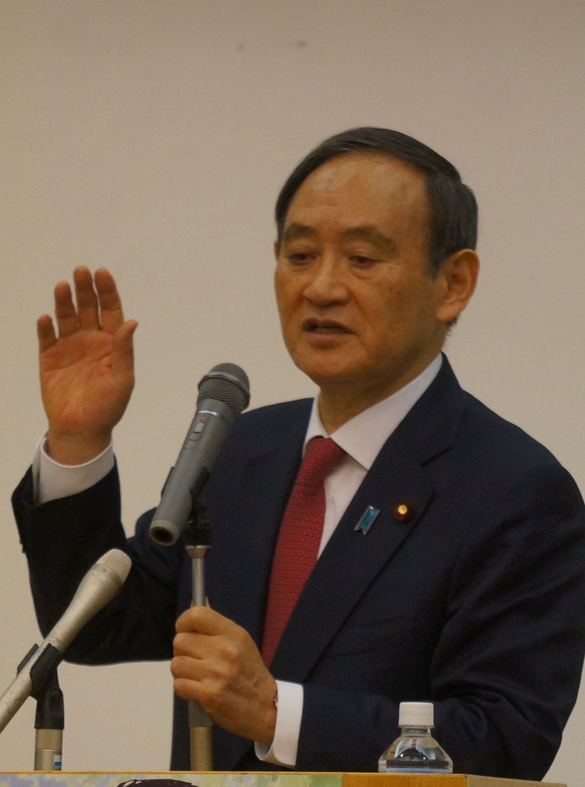 菅官房長官講演