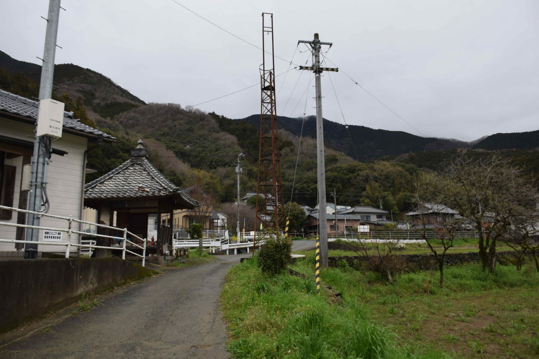 菅田町阿部集会所付近