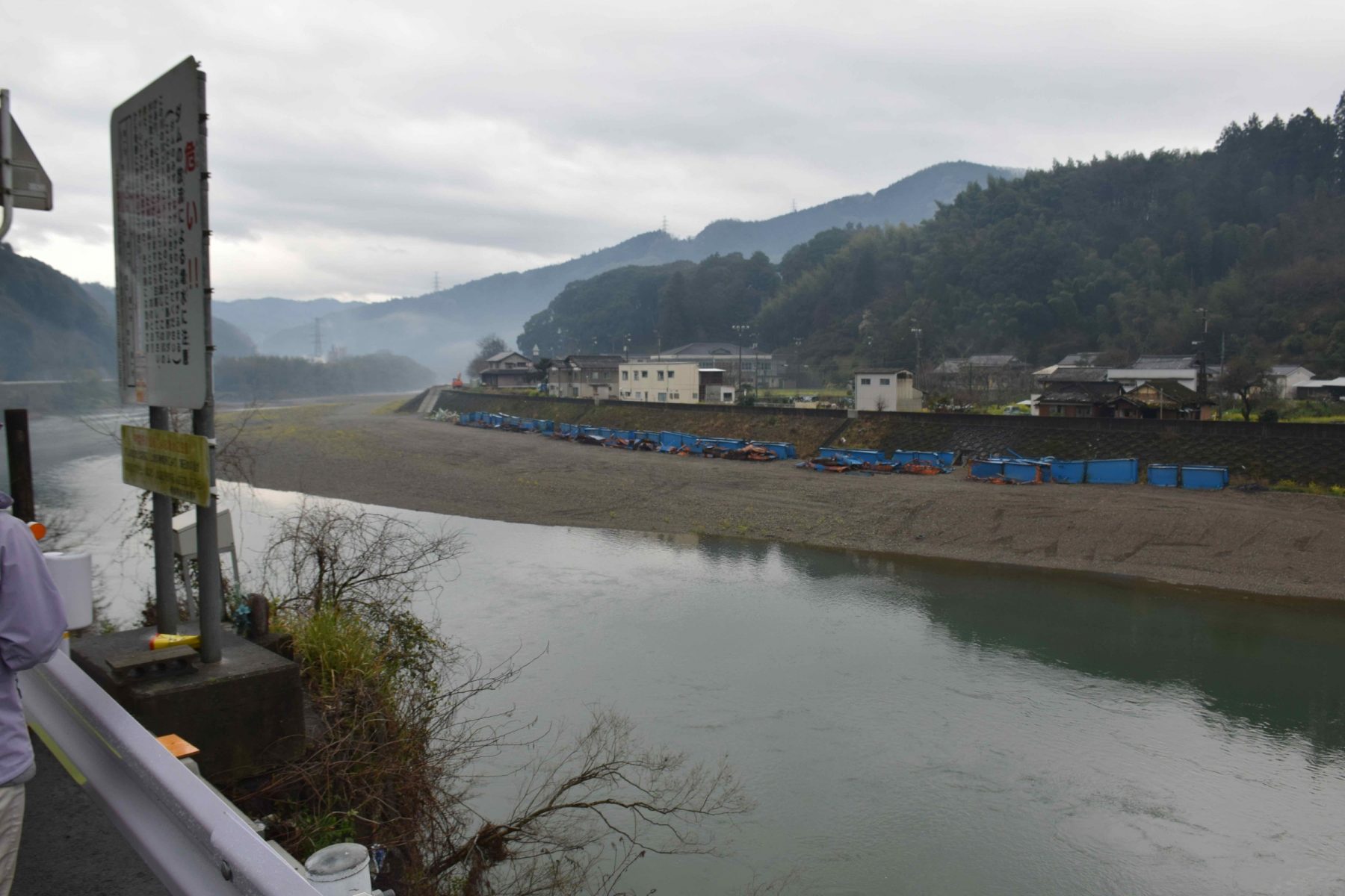 大川地区上流側