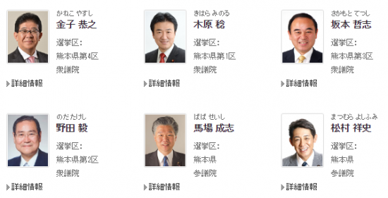 熊本県選出の議員