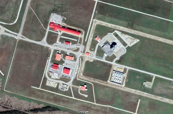 ルーマニア陸軍デベセル基地内の欧州イージス・アショア基地
