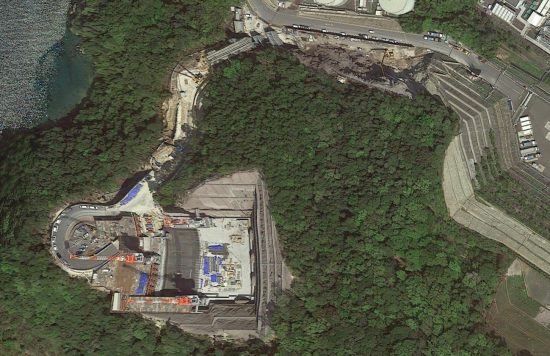 Google Map衛星写真で見た高浜発電所