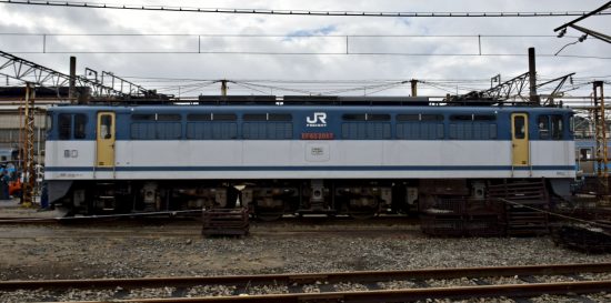 JR貨物EF65-2087電気機関車側面