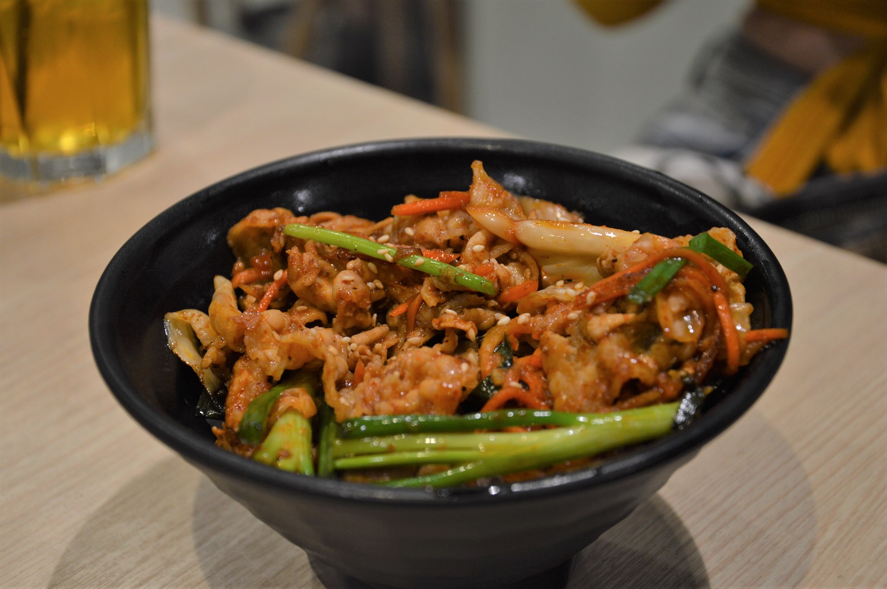 キムチ風味の豚丼