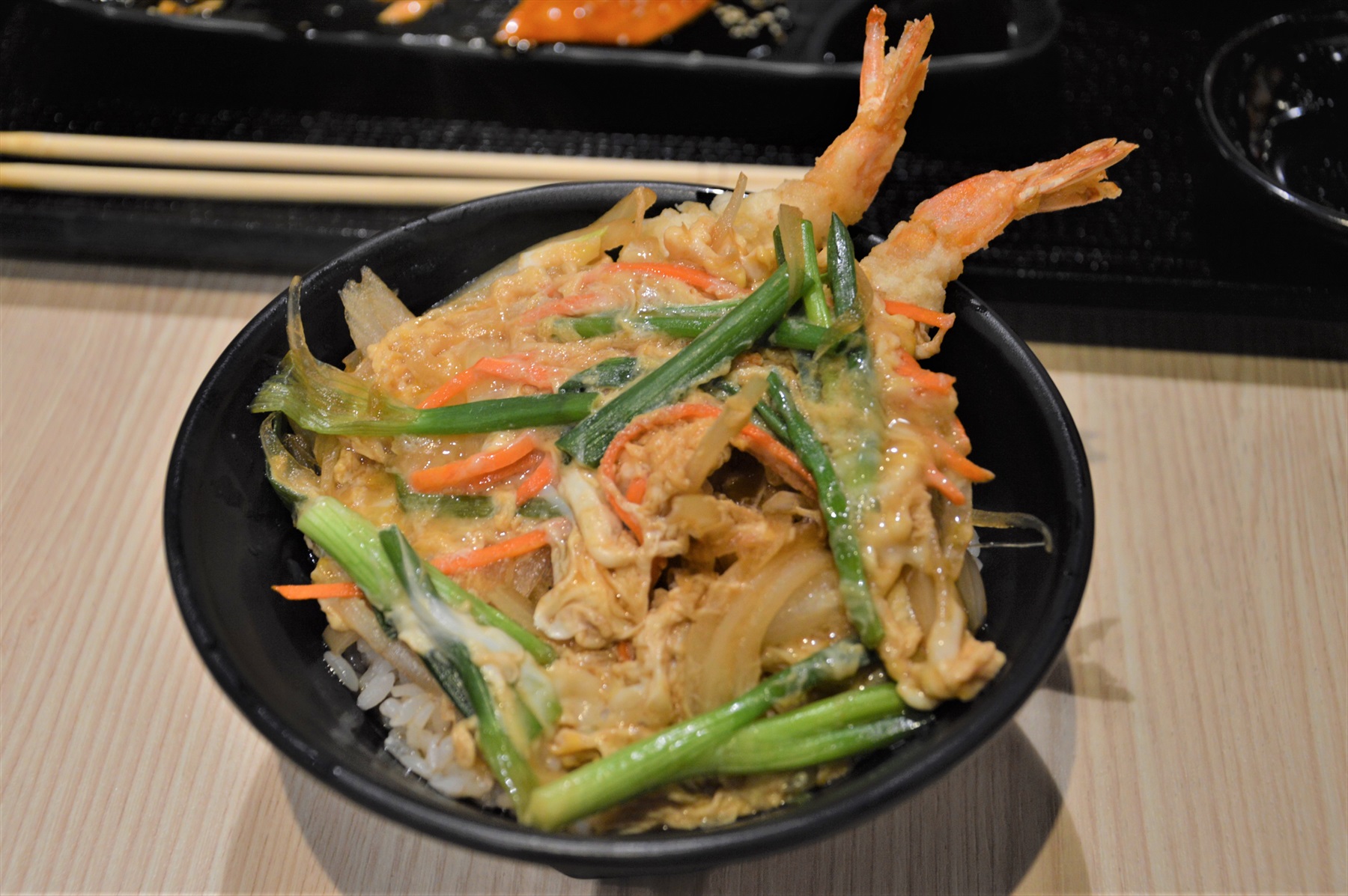 天丼だが、見た目も味も親子丼のような