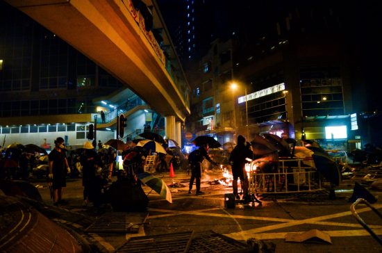 香港デモの様子