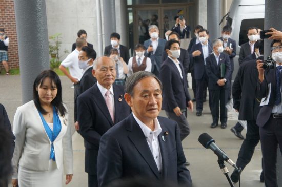 9月26日、福島を訪問した菅首相