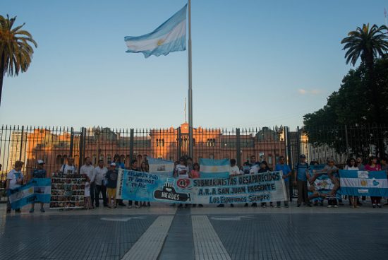 Ara San Juan Submarine One Year Anniversary In Buenos Aires