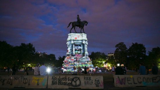 Virginia Black Lives Matter Protesters Continue To Rally To Take Down Confederate Monument