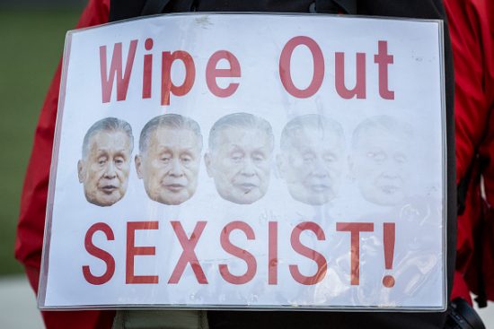 Protesters Gather Amid Reports That Tokyo Olympics Chief Will Resign Over Sexist Comments