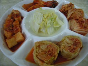 北朝鮮料理のキムチ