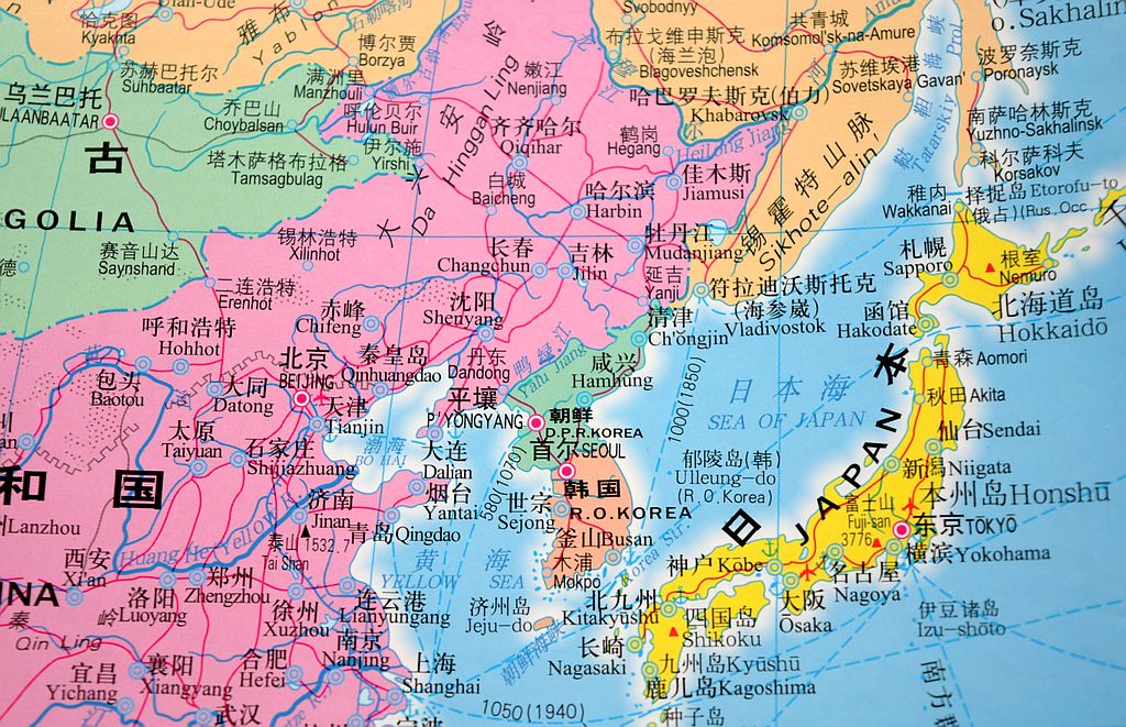 最新中国 日本 地図 花の画像