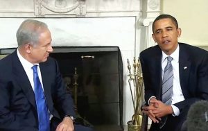 オバマ大統領とネタニヤフ首相