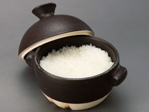 新庄東山焼土鍋とお米セット