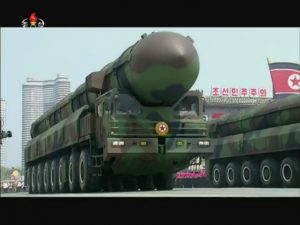 新型「大陸間弾道ミサイル」