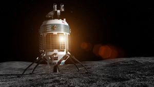 ムーン・エクスプレスが開発中の月探査機の想像図