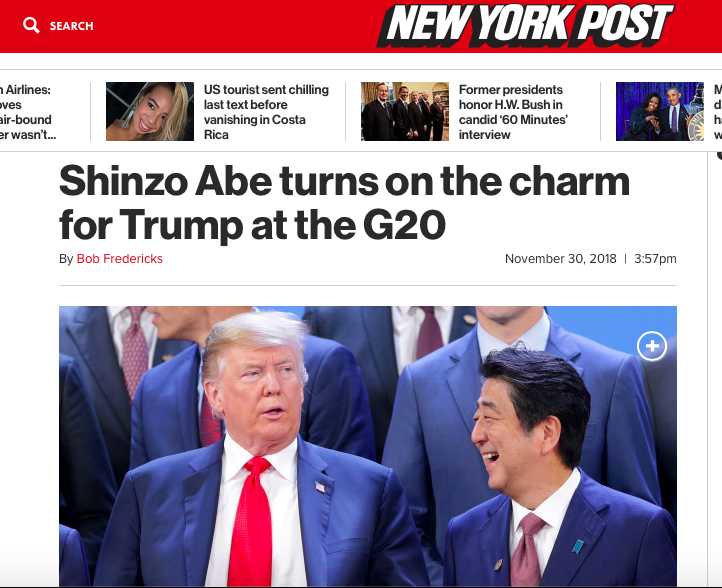 Cnnキャスターも失笑 Gにおける安倍首相のトランプ大統領への 祝辞 一般アメリカ人はどう見た ハーバー ビジネス オンライン ページ 2