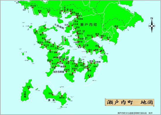 瀬戸内町地図