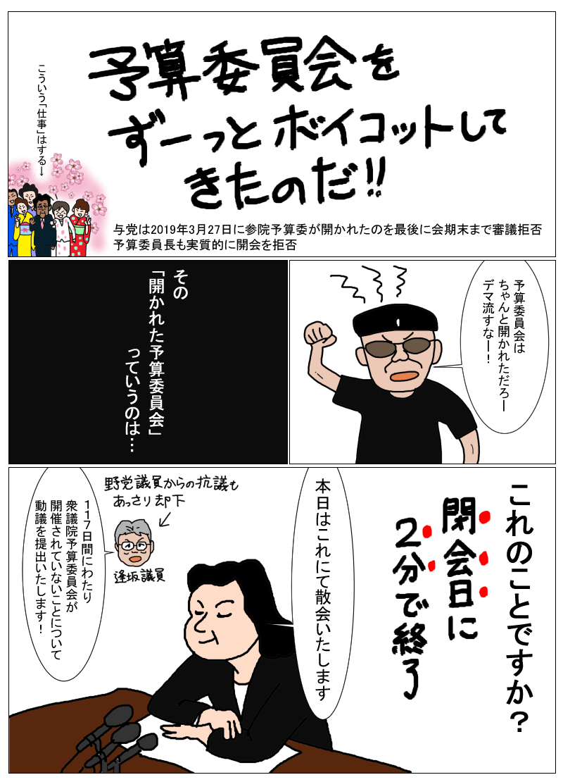 20190805予算委員会とは 2