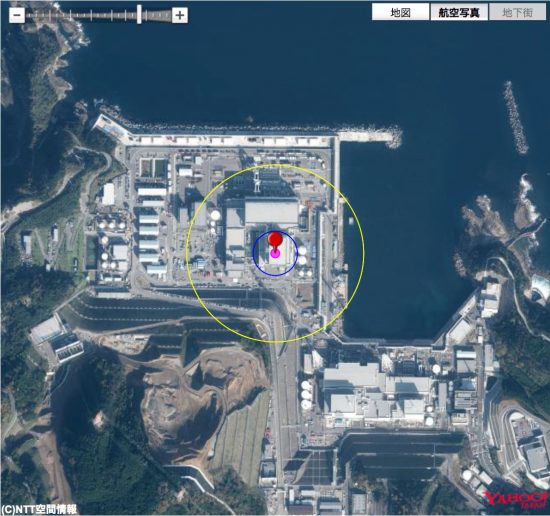 島根原子力発電所3号炉原子炉建屋と半数必中界の関係