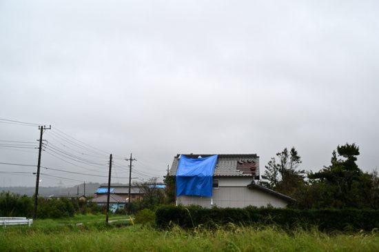 台風15号で被災した千葉県の住宅