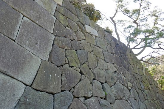 旧江戸城の石垣