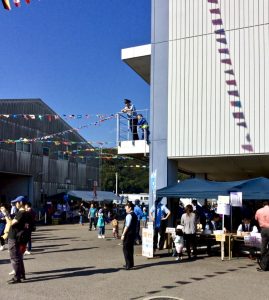 イベント会場の広場