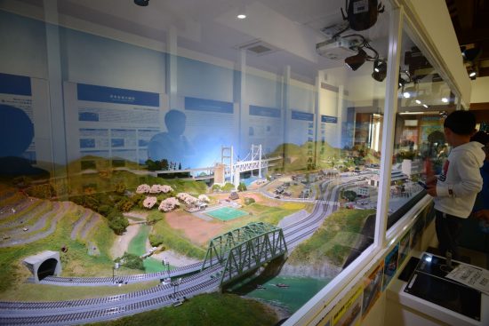 南館の鉄道模型レイアウト