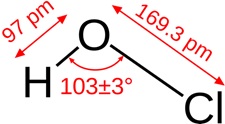 Hypochlorous-acid-2D-dimensions