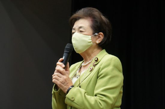 「地方から反対の狼煙をあげる」と宣言した、農学博士・前滋賀県知事の嘉田由紀子参院議員