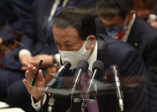 追加給付を否定した麻生太郎副総理兼財務相