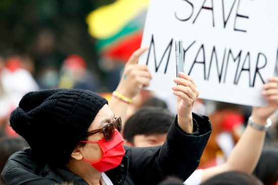 Taiwan: Burmese Rally Against Military Killings In Myanmar